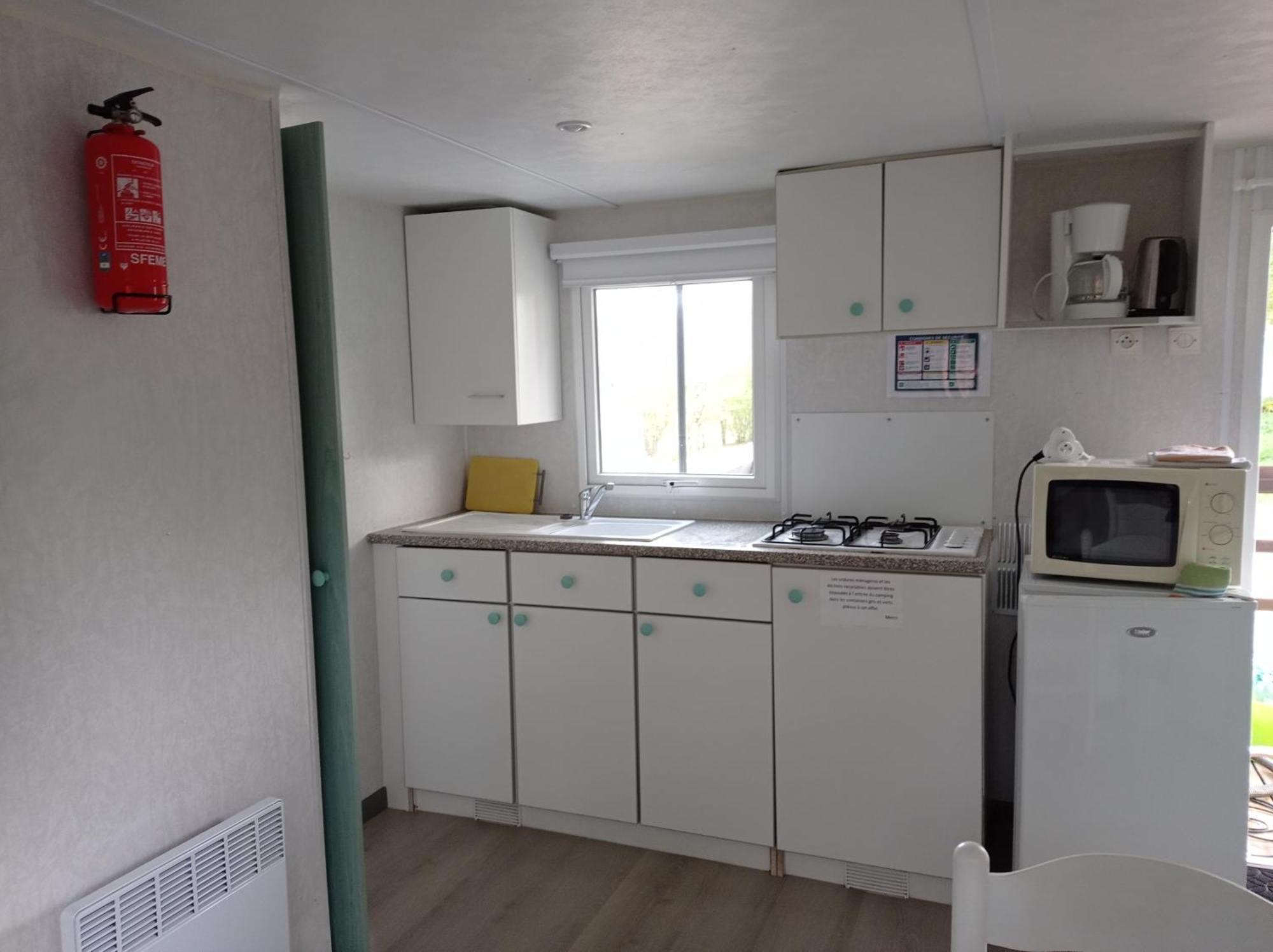 Camping Le Bel Air Mobil Home Le Palmier 4 Personnes Limogne-en-Quercy Bilik gambar